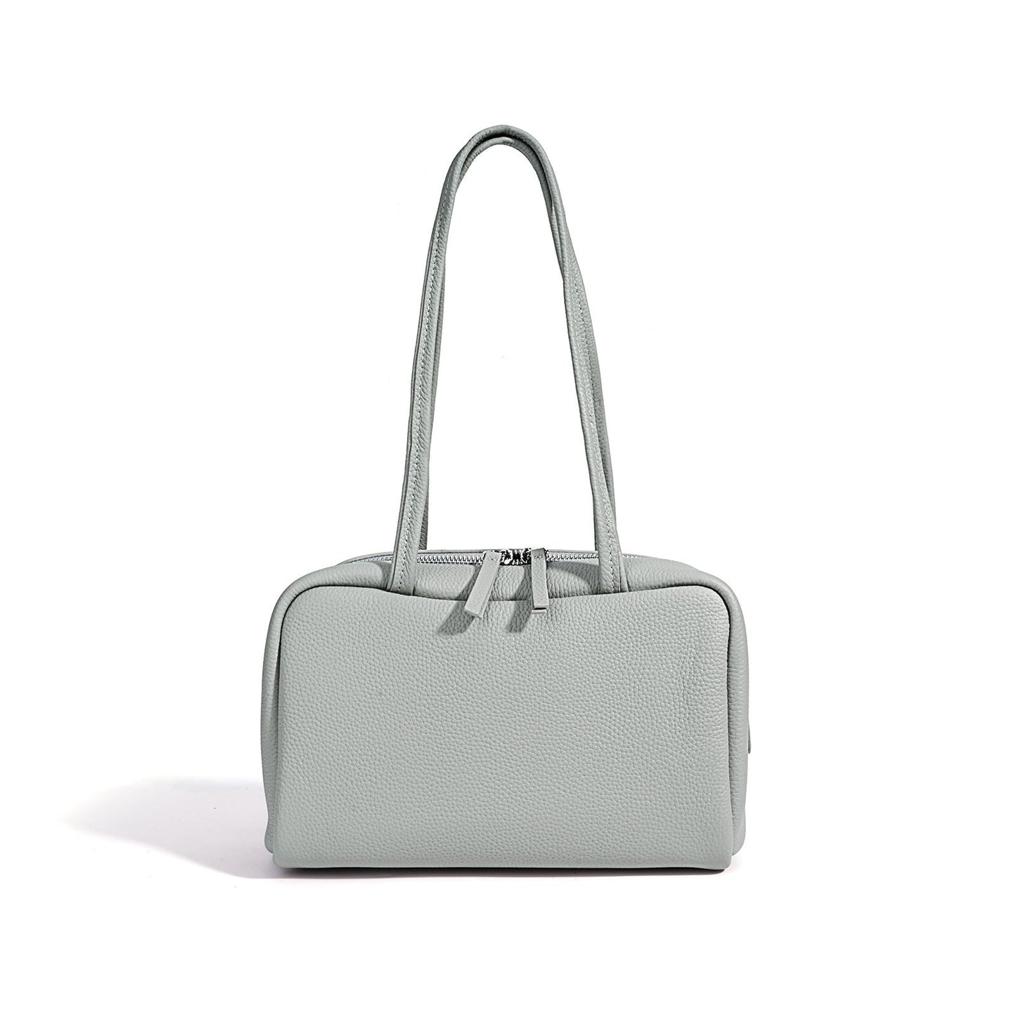 Women's Pebbled Cowhide Sleek Shoulder Clutch Bag