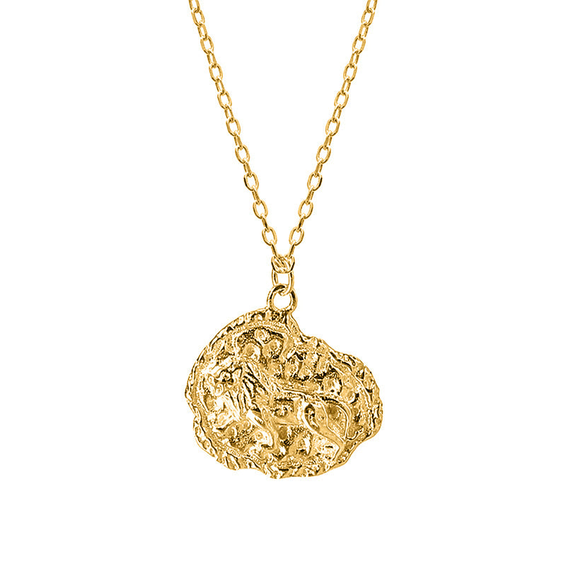 “Meteor Muse” S925 Sterling Silver Irregular Geometric Necklace