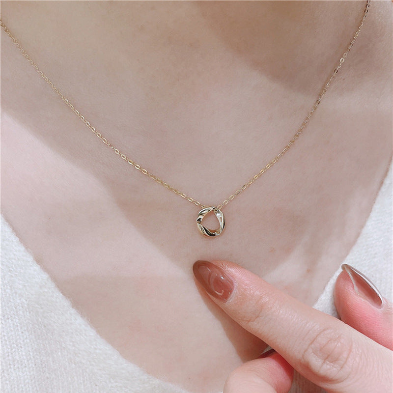 “Mobius Loop” S925 Sterling Silver Geometric Pendant Necklace