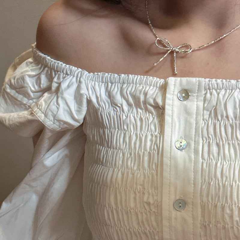 S925 Sterling Silver Glitter Bow Necklace and Bracelet Set Adjustable