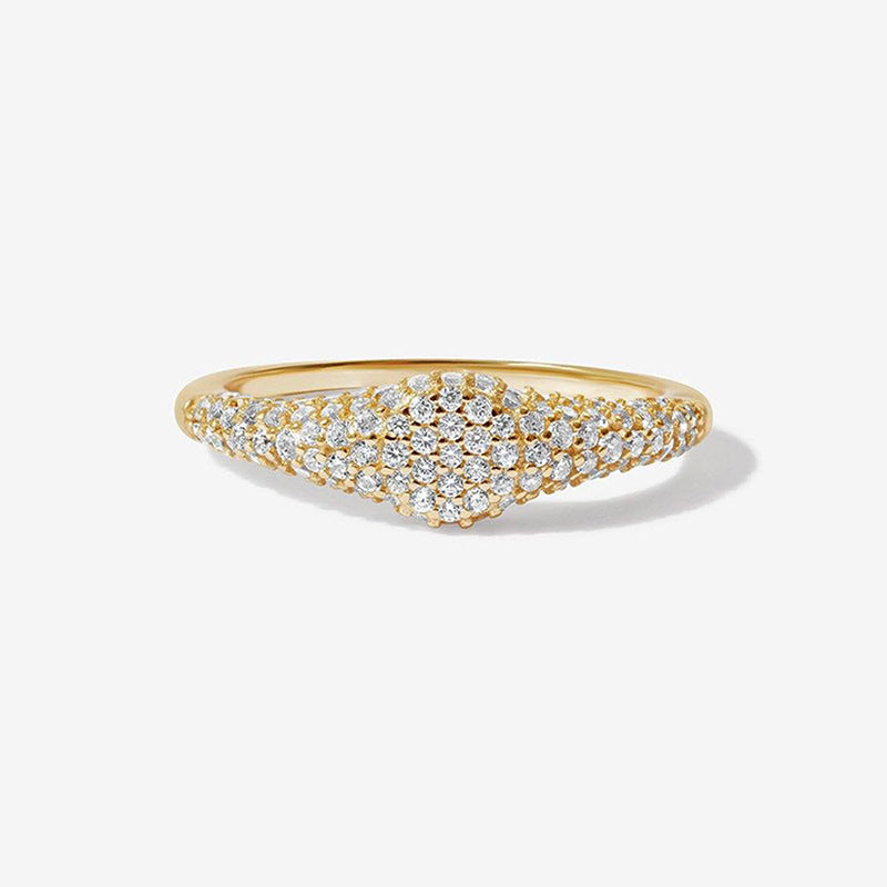 “Lumiere Halo” S925 Sterling Silver Minimalist Zircon Ring