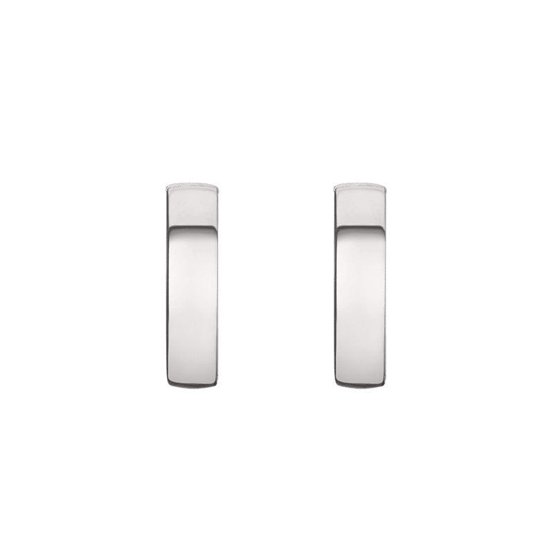 “Everyday Orbit” S925 Sterling Silver Classic Minimalist Huggie Hoop Earrings