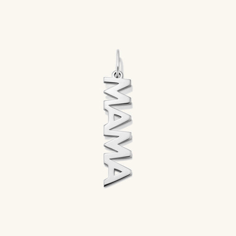 “Letter Muse” S925 Sterling Silver Initial Pendant