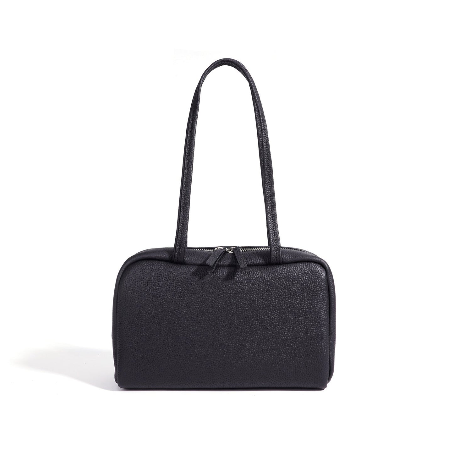 Women's Pebbled Cowhide Sleek Shoulder Clutch Bag
