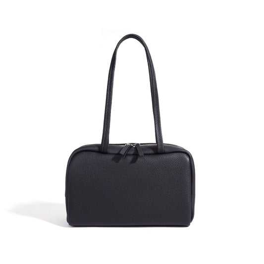 Women's Pebbled Cowhide Sleek Shoulder Clutch Bag