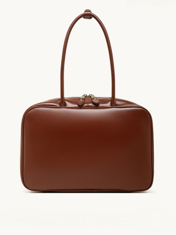 Women's Smooth Full-Grain Cowhide Boxy Work Bag