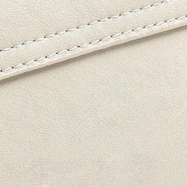 Women's Pebbled Cowhide Pillow Bag with Twist-Lock