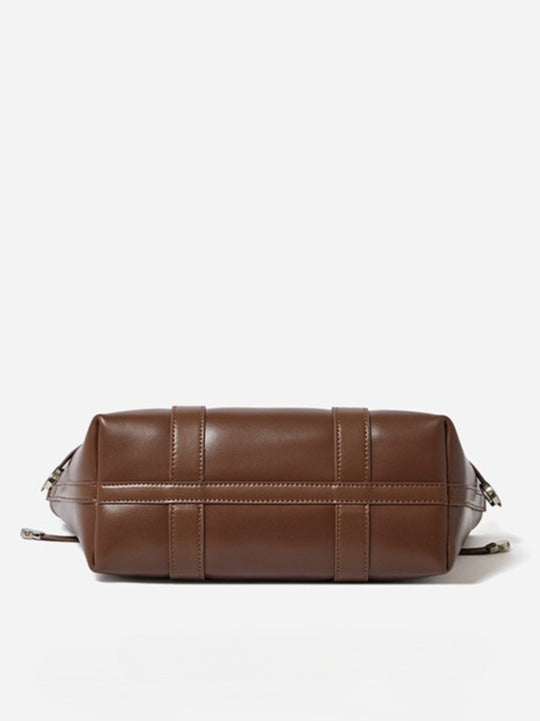 Women's Top-Grain Cowhide Convertible Tote with Inner Pouch