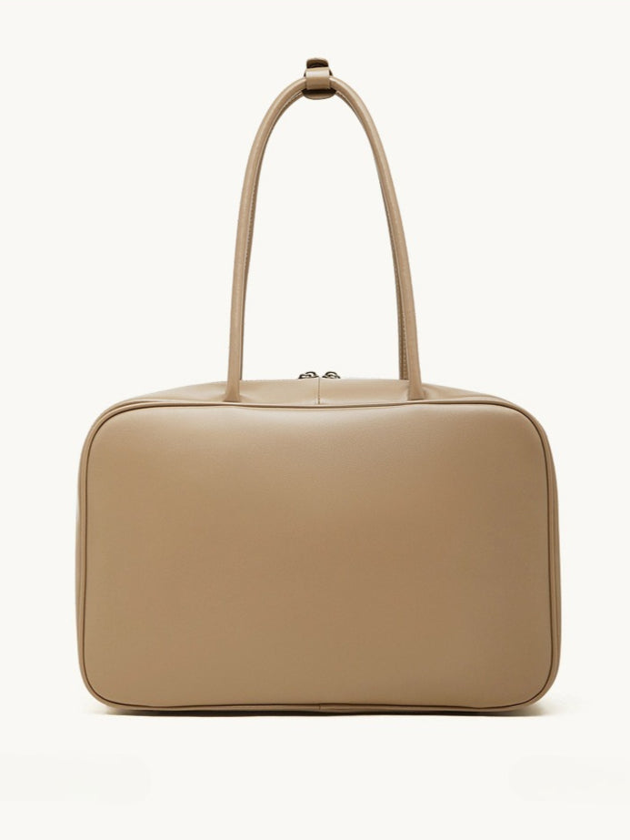 Women's Smooth Full-Grain Cowhide Boxy Work Bag