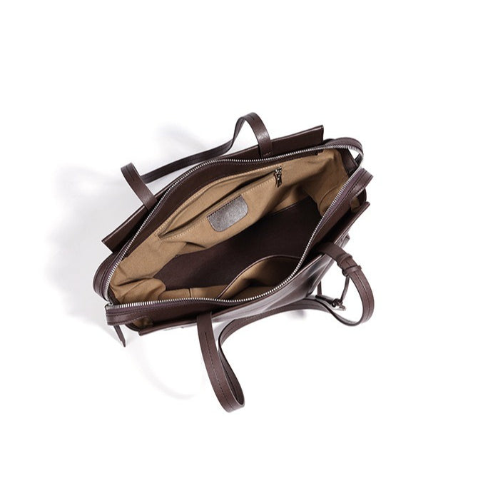 Women's Soft Cowhide Leather Shoulder Clutch Bag