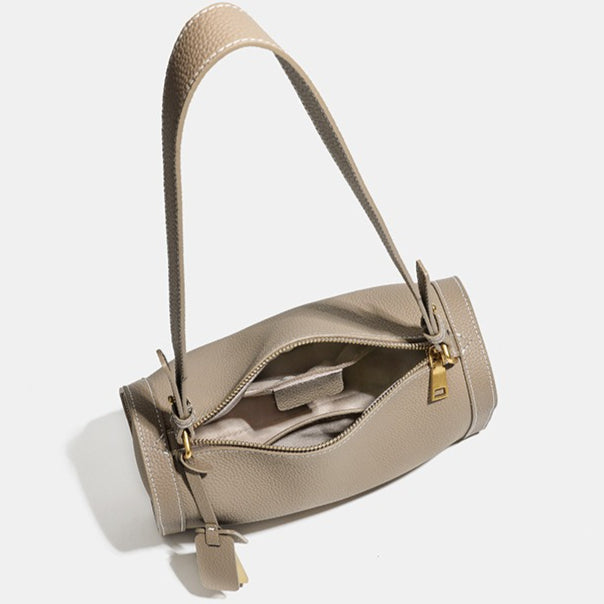 Women's Pebbled Cowhide Slouch Boston Shoulder Bag
