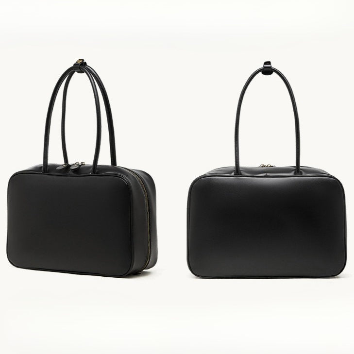 Women's Smooth Full-Grain Cowhide Boxy Work Bag