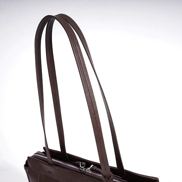 Women's Soft Cowhide Leather Shoulder Clutch Bag