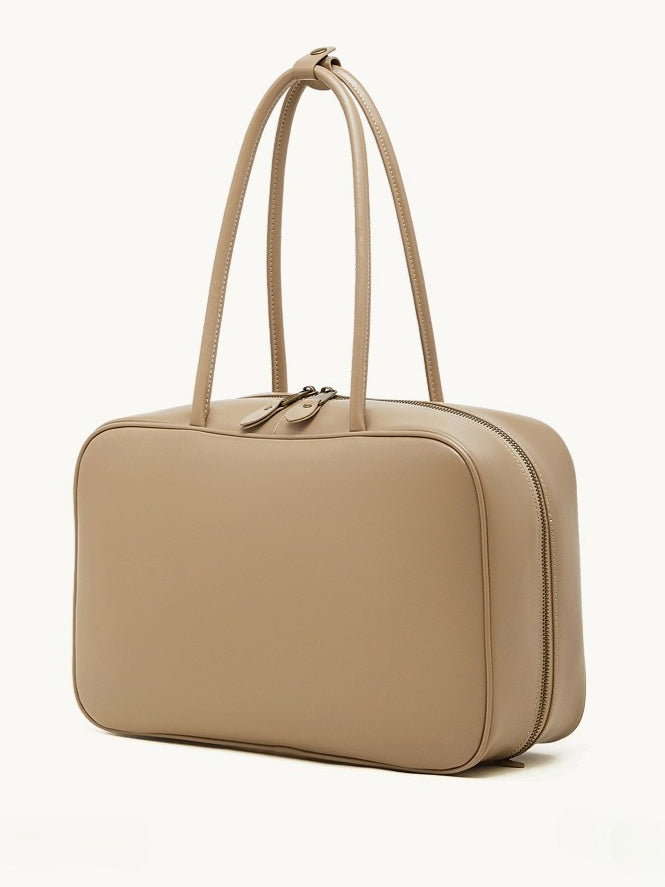 Women's Smooth Full-Grain Cowhide Boxy Work Bag