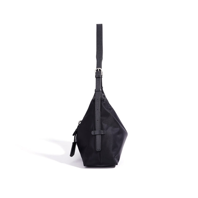 Women's Nylon Crescent Hobo Bag with Adjustable Strap