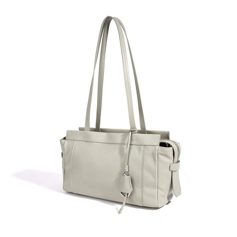 Women's Soft Cowhide Leather Shoulder Clutch Bag